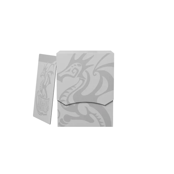 Dragon Shield - Deck Shell - Ashen White