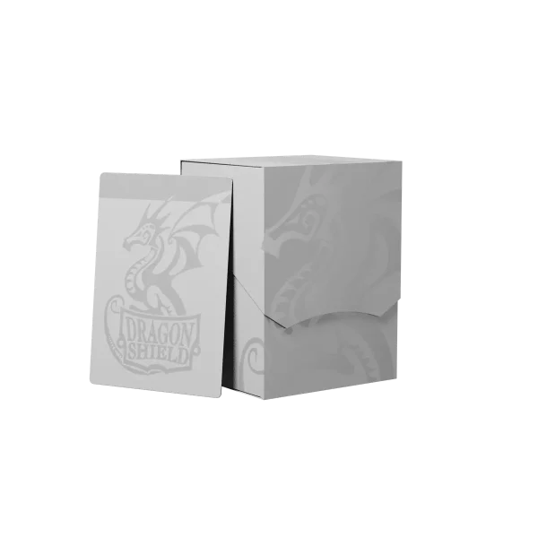 Dragon Shield - Deck Shell - Ashen White