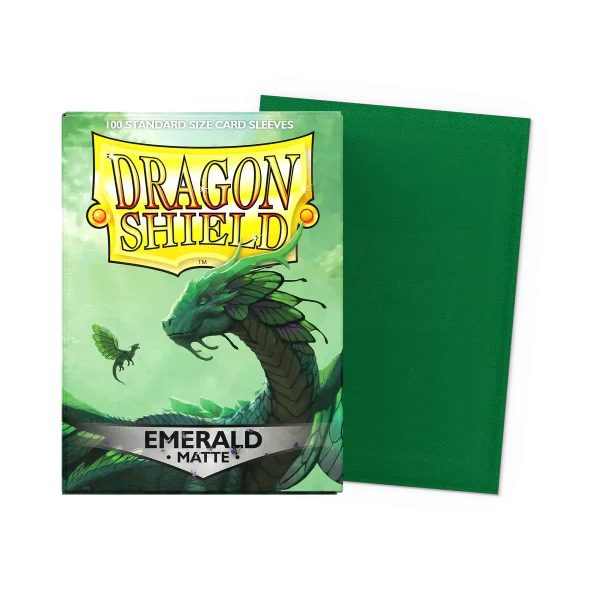 Dragon Shield – Matte – Emerald - (100)