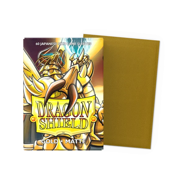Dragon Shield – Matte – Gold - Japanese (60)