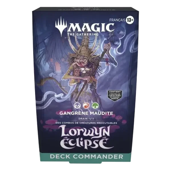Magic: The Gathering - Lorwyn Eclipsed - Gangrène Maudite - Pack Deck Commander FR