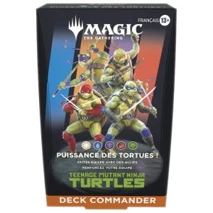Magic: The Gathering - Teenage Mutant Ninja Turtles - Puissance des tortues - Pack Deck Commander FR