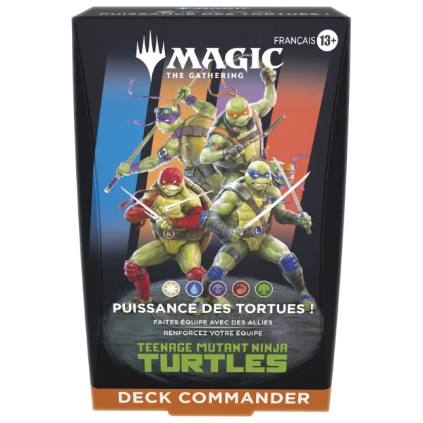 Magic: The Gathering - Teenage Mutant Ninja Turtles - Puissance des tortues - Pack Deck Commander FR