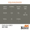 5568302532-1 AK Interactive - Inglés Grey 17ml - AK11020