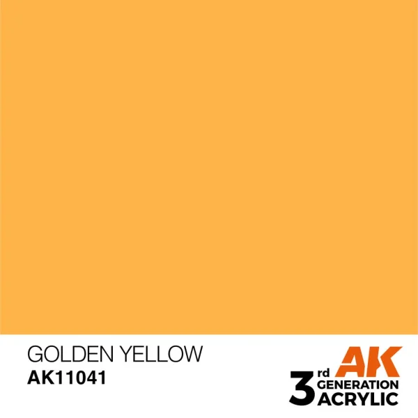 AK Interactive – Golden Yellow 17ml – AK11041 - AK Interactive - Ludik Vault