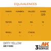 5568302761-1 AK Interactive - Dirty Yellow 17ml - AK11043