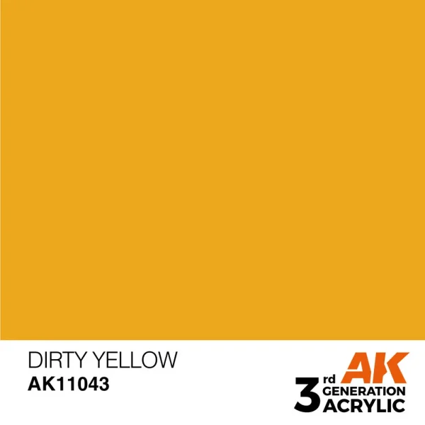 AK Interactive – Dirty Yellow 17ml – AK11043 - AK Interactive - Ludik Vault