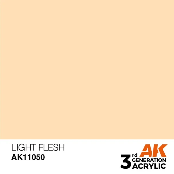 AK Interactive – Light Flesh 17ml – AK11050 - AK Interactive - Ludik Vault