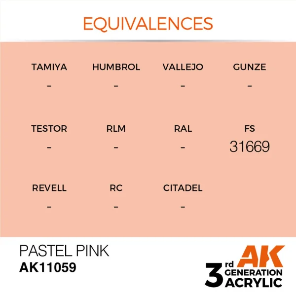 AK Interactive - Pastel Pink 17ml - AK11059