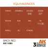 AK Interactive - Brick Red 17ml - AK11093