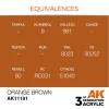 AK Interactive - Orange Brown 17ml - AK11101
