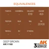 5568303355-1 AK Interactive - Deep Brown 17ml - AK11102
