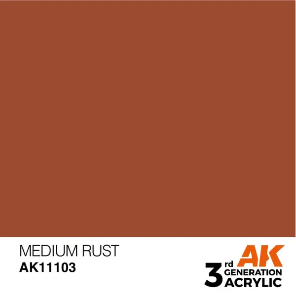 5568303362 AK Interactive – Medium Rust 17ml – AK11103 - AK Interactive - Ludik Vault
