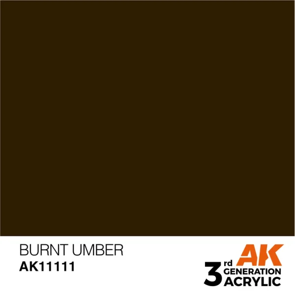 AK Interactive – Burnt Umber 17ml – AK11111 - AK Interactive - Ludik Vault
