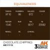 5568303461-1 AK Interactive - Chocolate (Chipping) 17ml - AK11113
