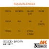 AK Interactive - Golden Brown 17ml - AK11117