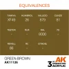AK Interactive - Green-Brown 17ml - AK11126