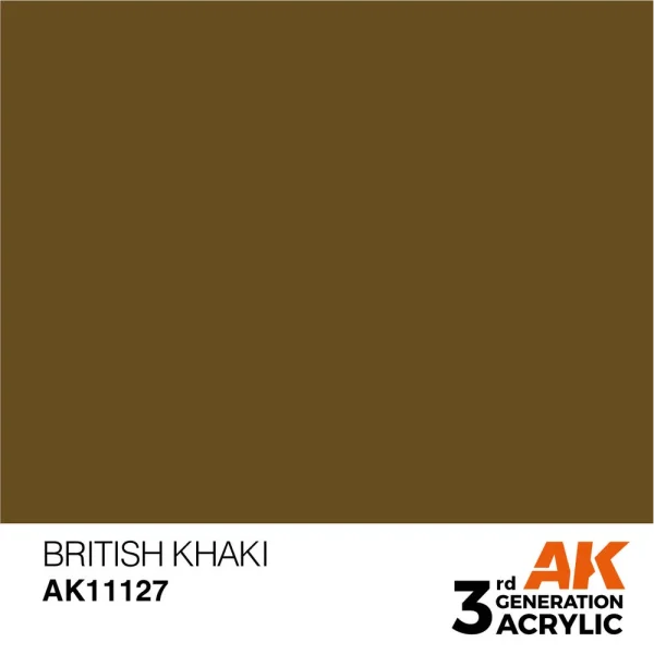 AK Interactive – British Khaki 17ml – AK11127 - AK Interactive - Ludik Vault