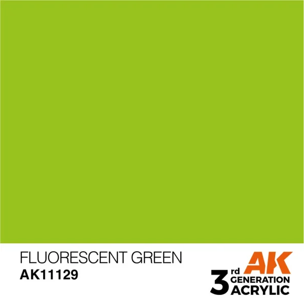 AK Interactive – Fluorescent Green 17ml – AK11129 - AK Interactive - Ludik Vault