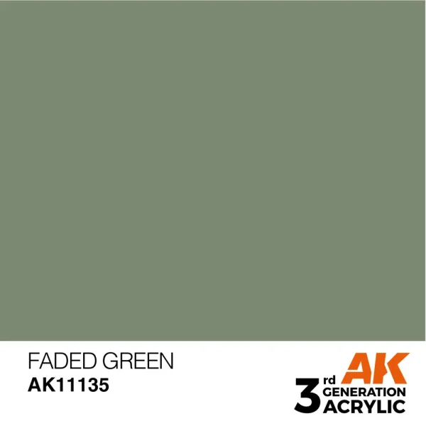AK Interactive – Faded Green 17ml – AK11135 - AK Interactive - Ludik Vault