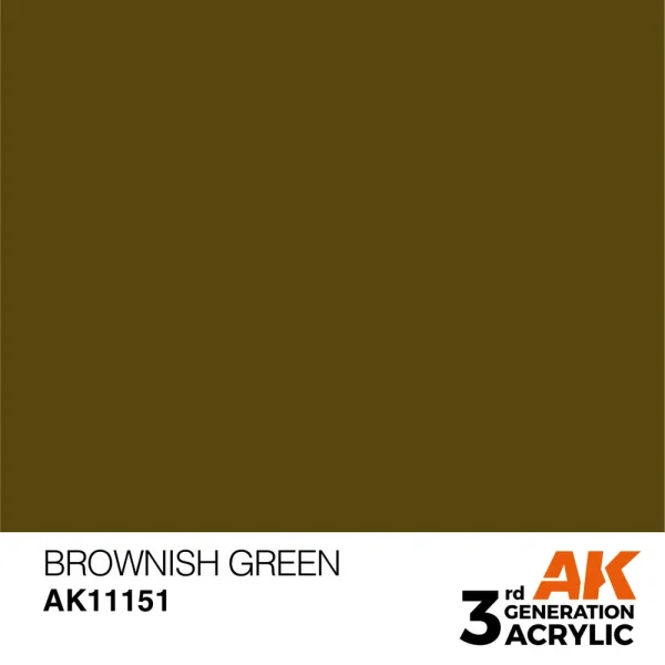 AK Interactive – Brownish Green 17ml – AK11151 - AK Interactive - Ludik Vault