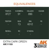 AK Interactive - Extra Dark Green 17ml - AK11153