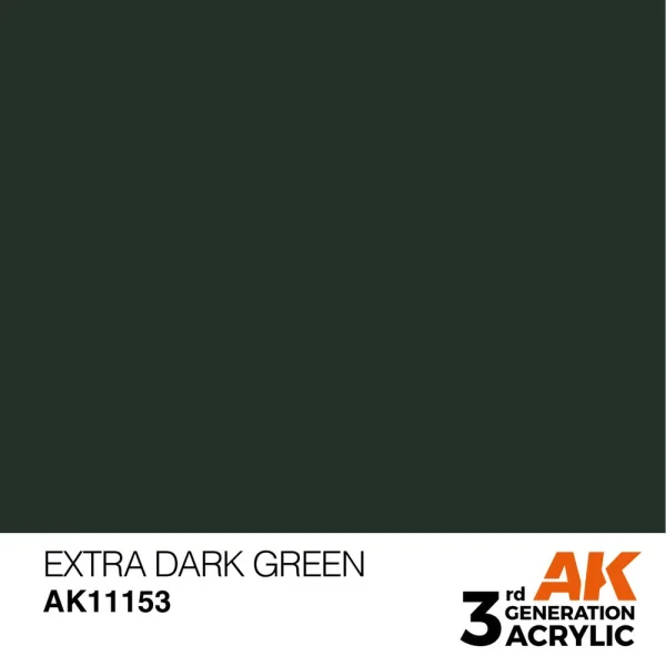 AK Interactive – Extra Dark Green 17ml – AK11153 - AK Interactive - Ludik Vault
