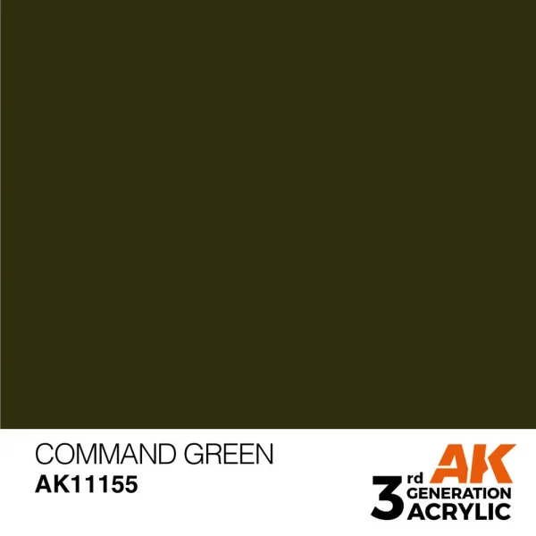 AK Interactive – Command Green 17ml – AK11155 - AK Interactive - Ludik Vault