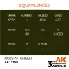 5568303928-1 AK Interactive - Russian Green 17ml - AK11159