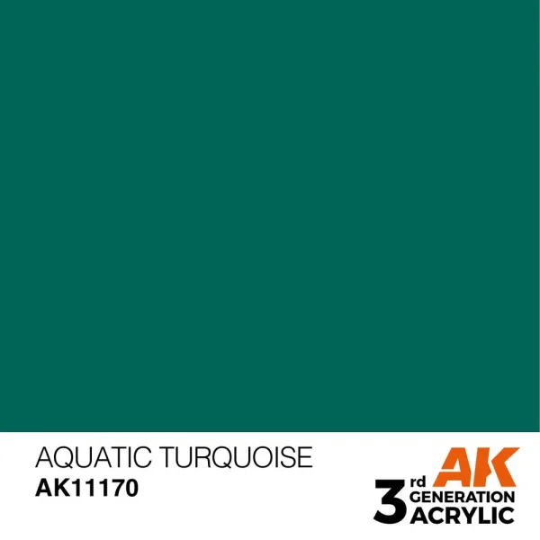 AK Interactive – Aquatic Turquoise 17ml – AK11170 - AK Interactive - Ludik Vault