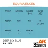 5568304093-1 AK Interactive - Deep Sky Blue 17ml - AK11176