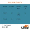 5568304109-1 AK Interactive - Ducat Blue 17ml - AK11177