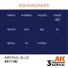 5568304130-1 AK Interactive - Imperial Blue 17ml - AK11180