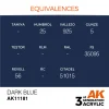 5568304147-1 AK Interactive - Dark Blue 17ml - AK11181