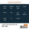 5568304192-1 AK Interactive - Light Prussian Blue 17ml - AK11186