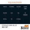 5568304208-1 AK Interactive - Strong Dark Blue 17ml - AK11187