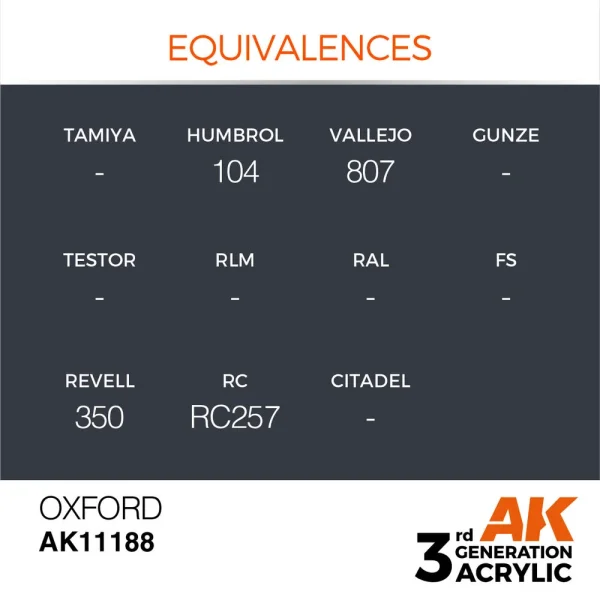 5568304215-1 AK Interactive - Oxford 17ml - AK11188