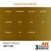 AK Interactive - Rusty Gold 17ml - AK11193