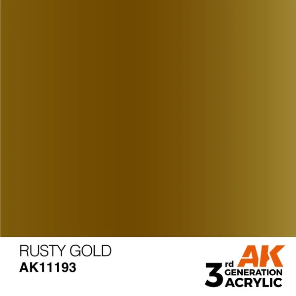 5568304260 AK Interactive – Rusty Gold 17ml – AK11193 - AK Interactive - Ludik Vault