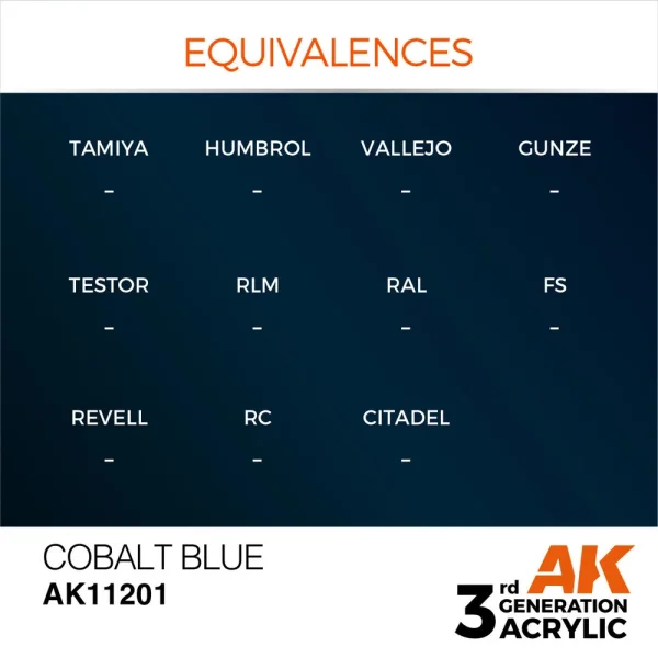 5568304345-1 AK Interactive - Cobalt Blue 17ml - AK11201