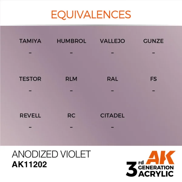 AK Interactive - Anodized Violet 17ml - AK11202