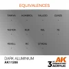 5568304413-1 AK Interactive - Dark Aluminium 17ml - AK11208