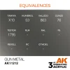 5568304451-1 AK Interactive - Gun Metal 17ml - AK11212