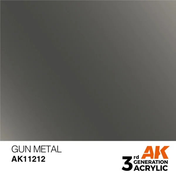 AK Interactive – Gun Metal 17ml – AK11212 - AK Interactive - Ludik Vault