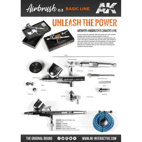 AK Interactive - Airbrush Basic Line 0.3 - AK9000