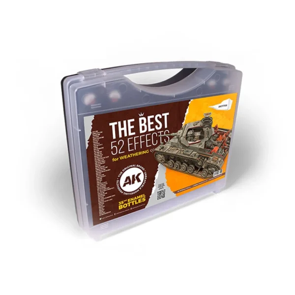 AK Interactive – 3G PLASTIC BRIEFCASE 52 ENAMELS COLORS – AK11708 - AK Interactive - Ludik Vault