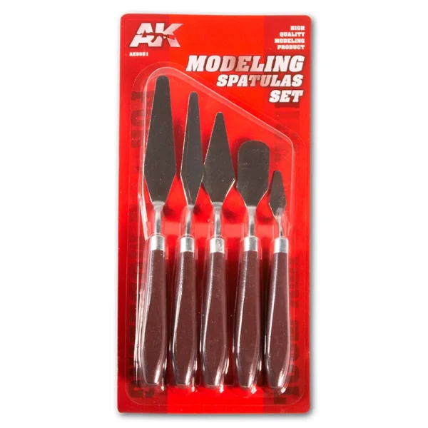 AK Interactive – SET DE ESPÁTULAS PARA MODELISMO / MODELISM SPATULAS SET – AK9051 - AK Interactive - Ludik Vault