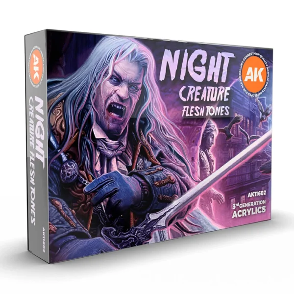 AK Interactive – NIGHT CREATURES FLESH TONES – AK11602 - AK Interactive - Ludik Vault