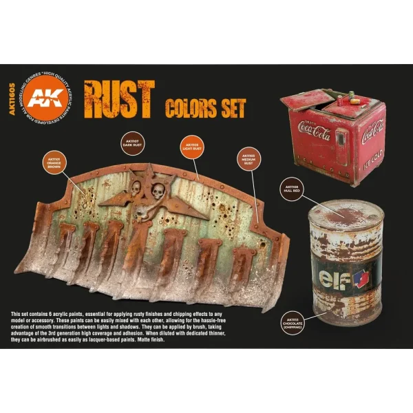 5568307490-1 AK Interactive - RUST SET - AK11605