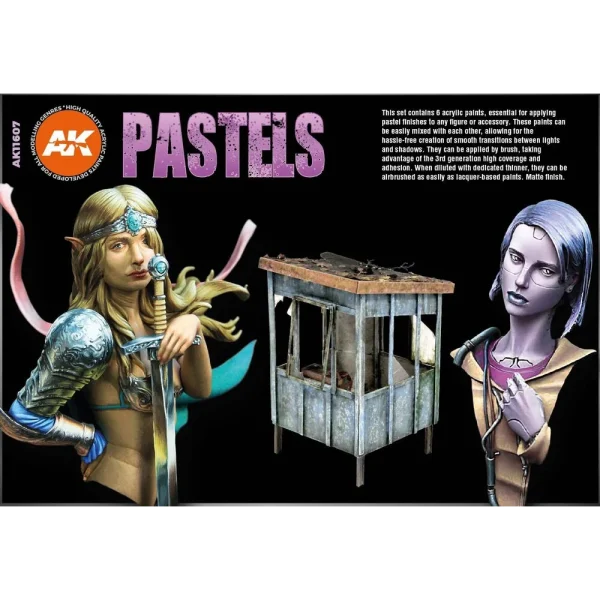 5568307513-1 AK Interactive - PASTELS COLORS SET - AK11607